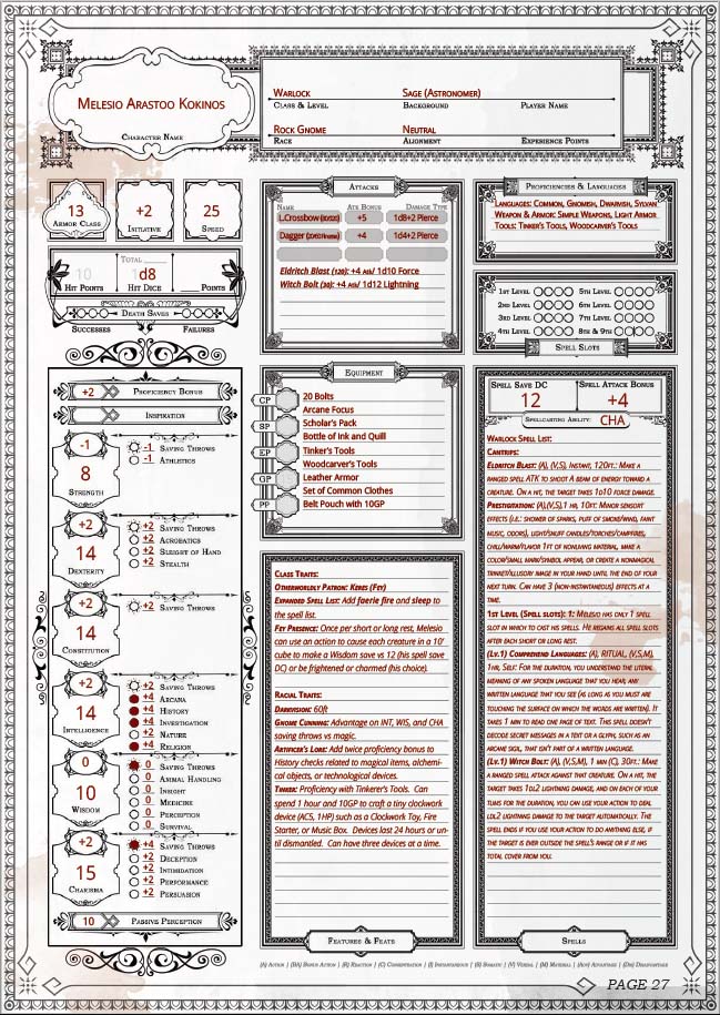 Character Sheet Preview